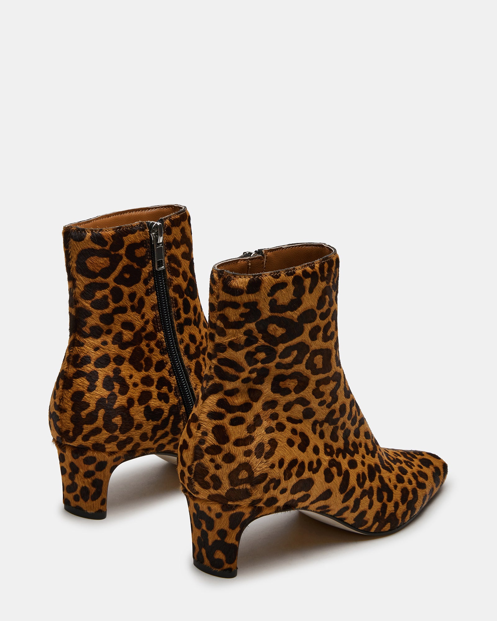 Side angle of Delvie ankle booties perfect for casual and formal wear.