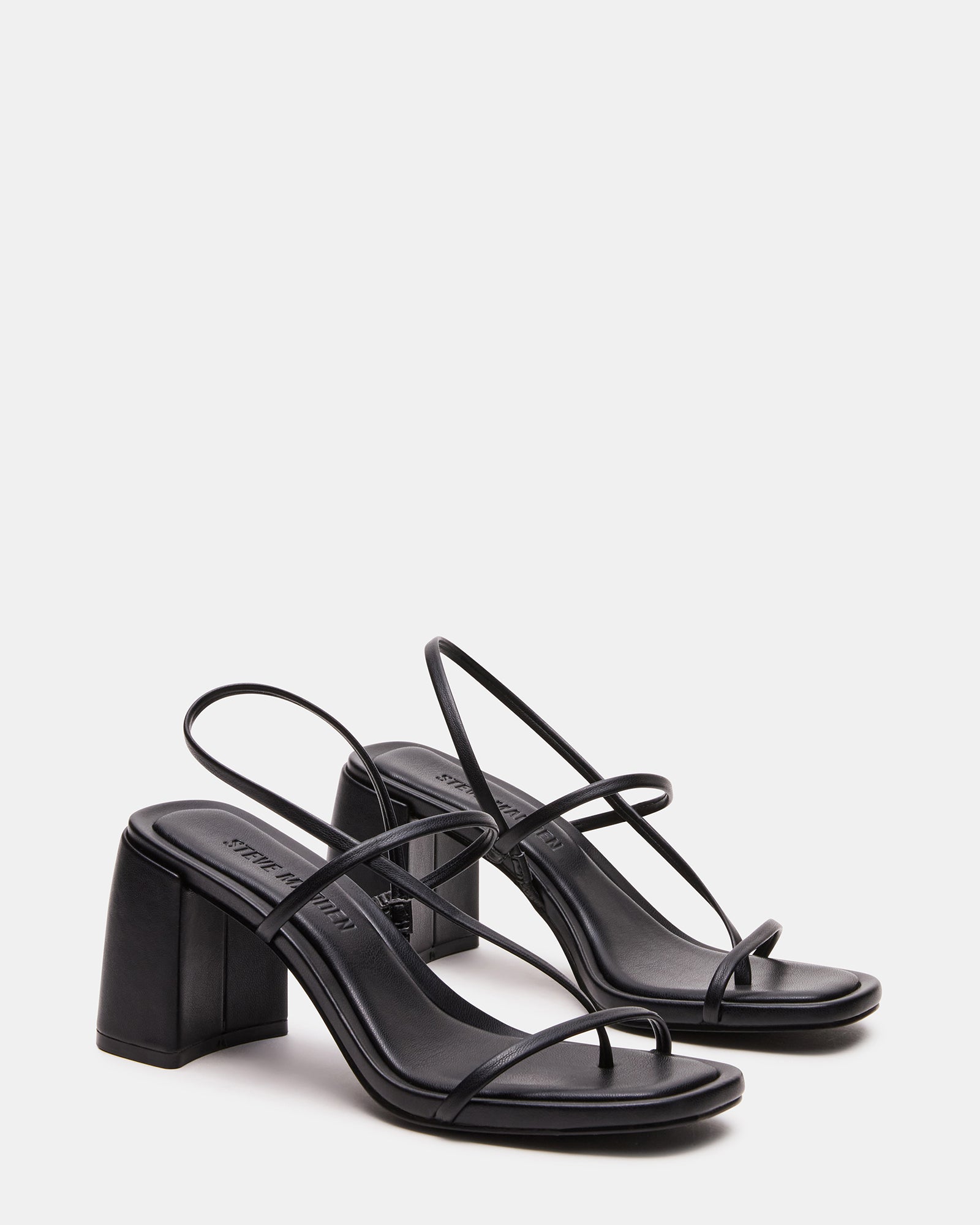 Diora square toe heels styled with a fashionable outfit, perfect for day or night.