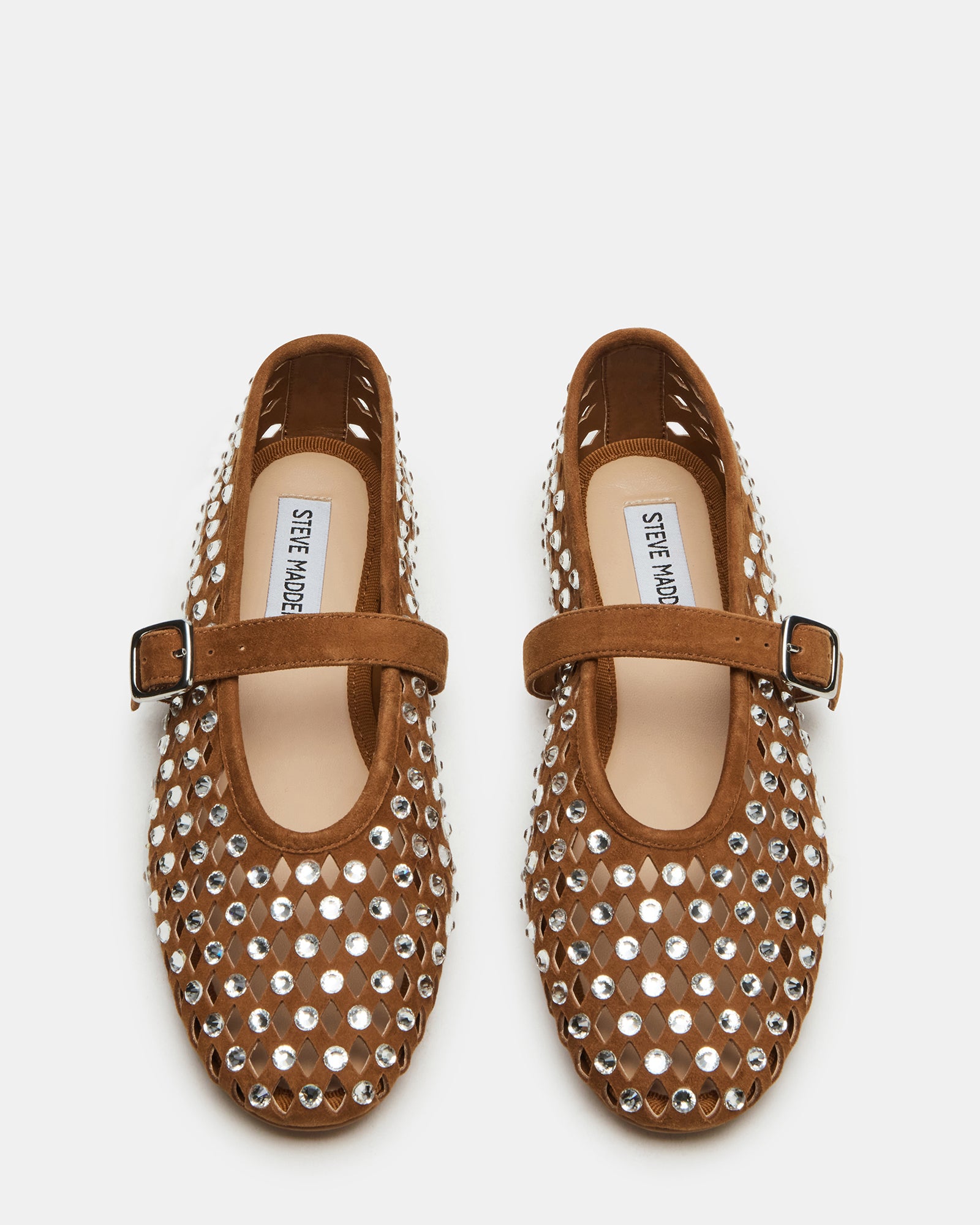 Side view of ballet flats paired with tailored trousers for workwear inspiration