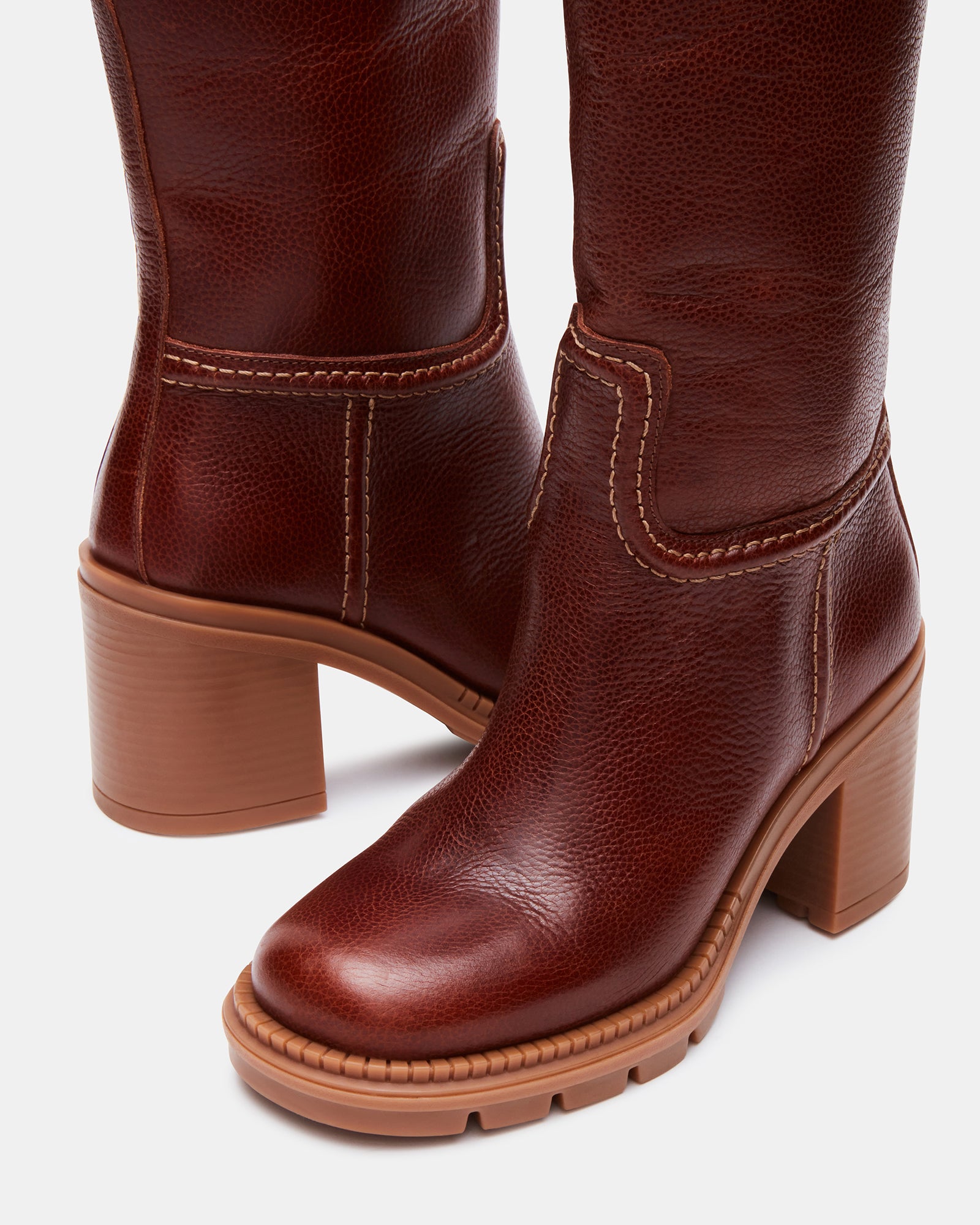 Cowboy western boots womens side profile with pull loops