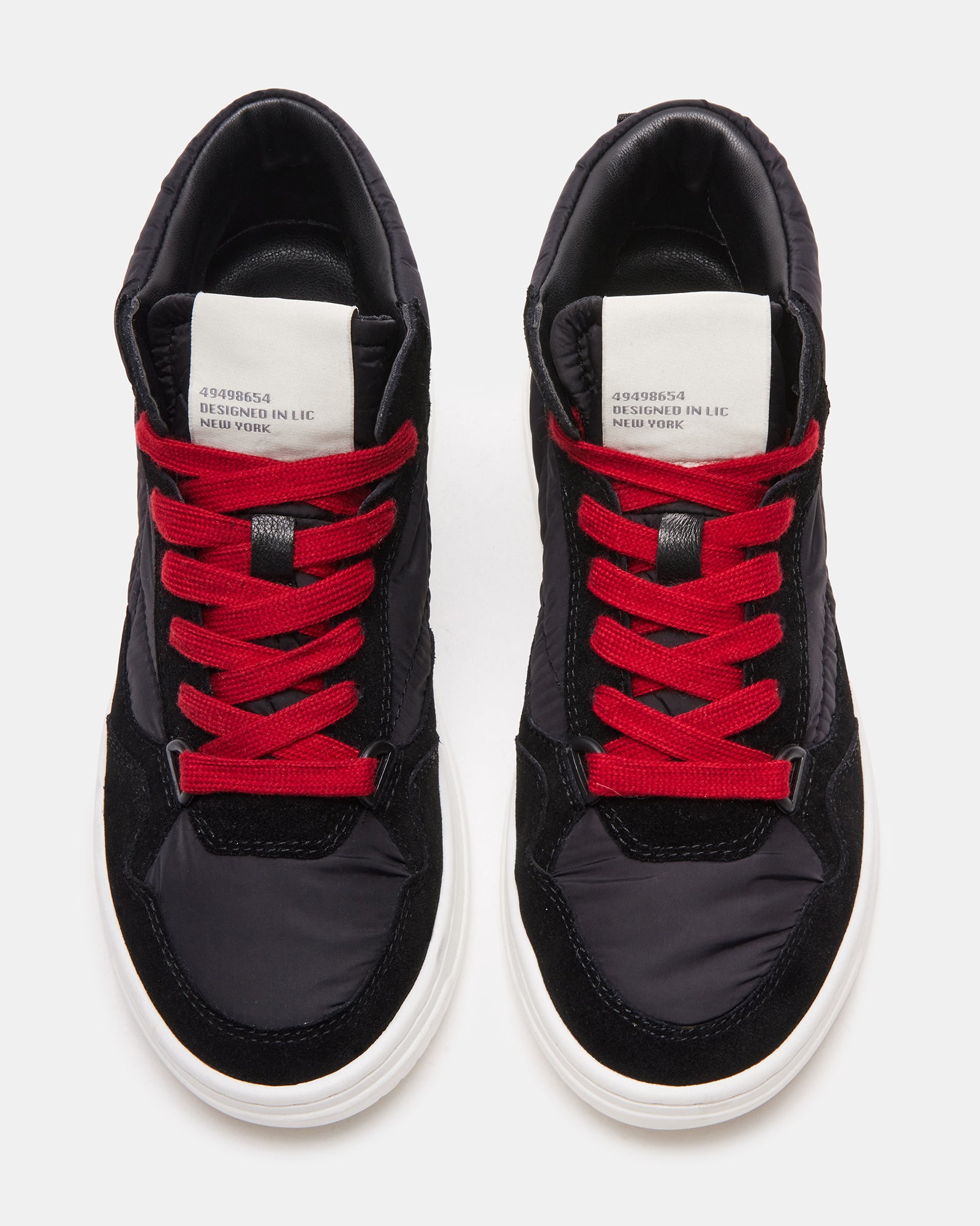 Side view showing chunky platform sole design
