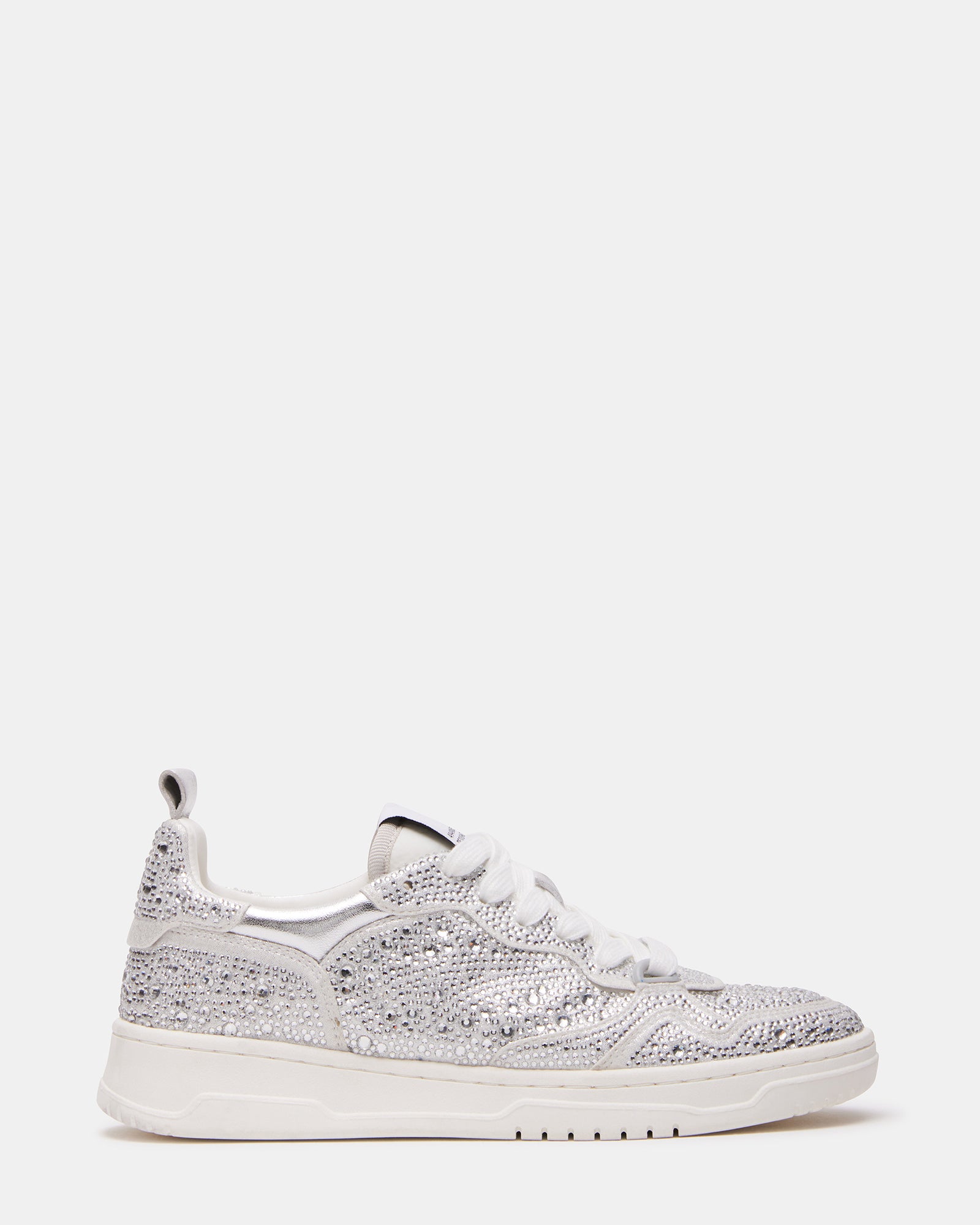 Close-up of Everlie Rhinestone Platform Sneakers showcasing rhinestone detail.