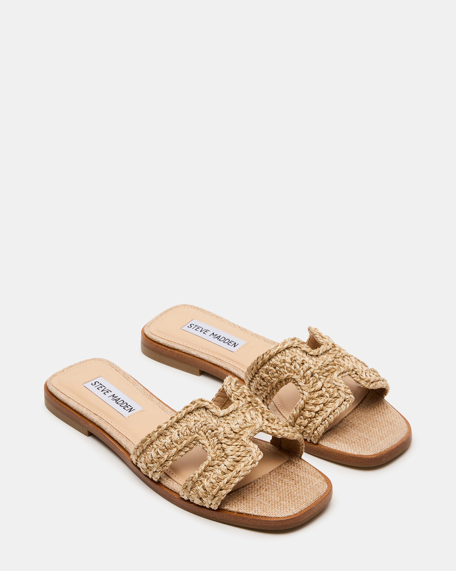 Outfit pairing featuring raffia sandals slides shoes womens with summer dress