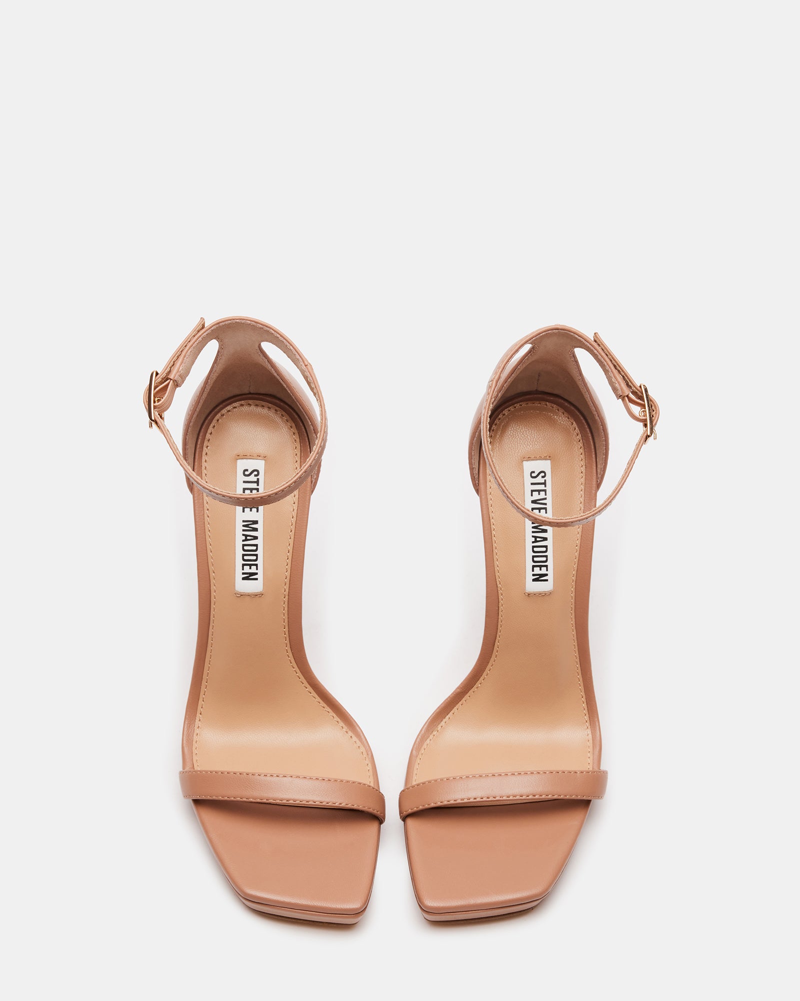 Front angle of Iridessa sandals highlighting platform sole