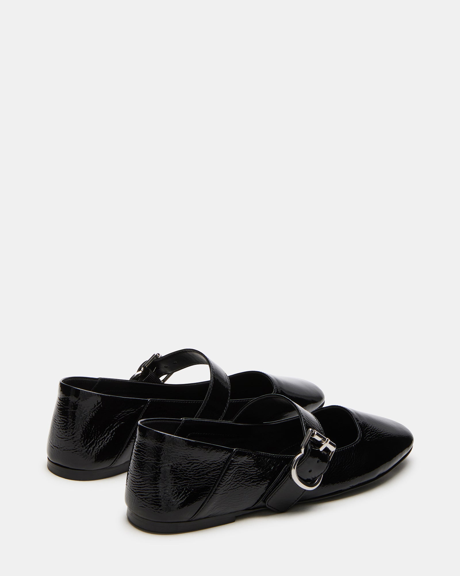Close-up of the Jenni flats highlighting the high-quality leather finish