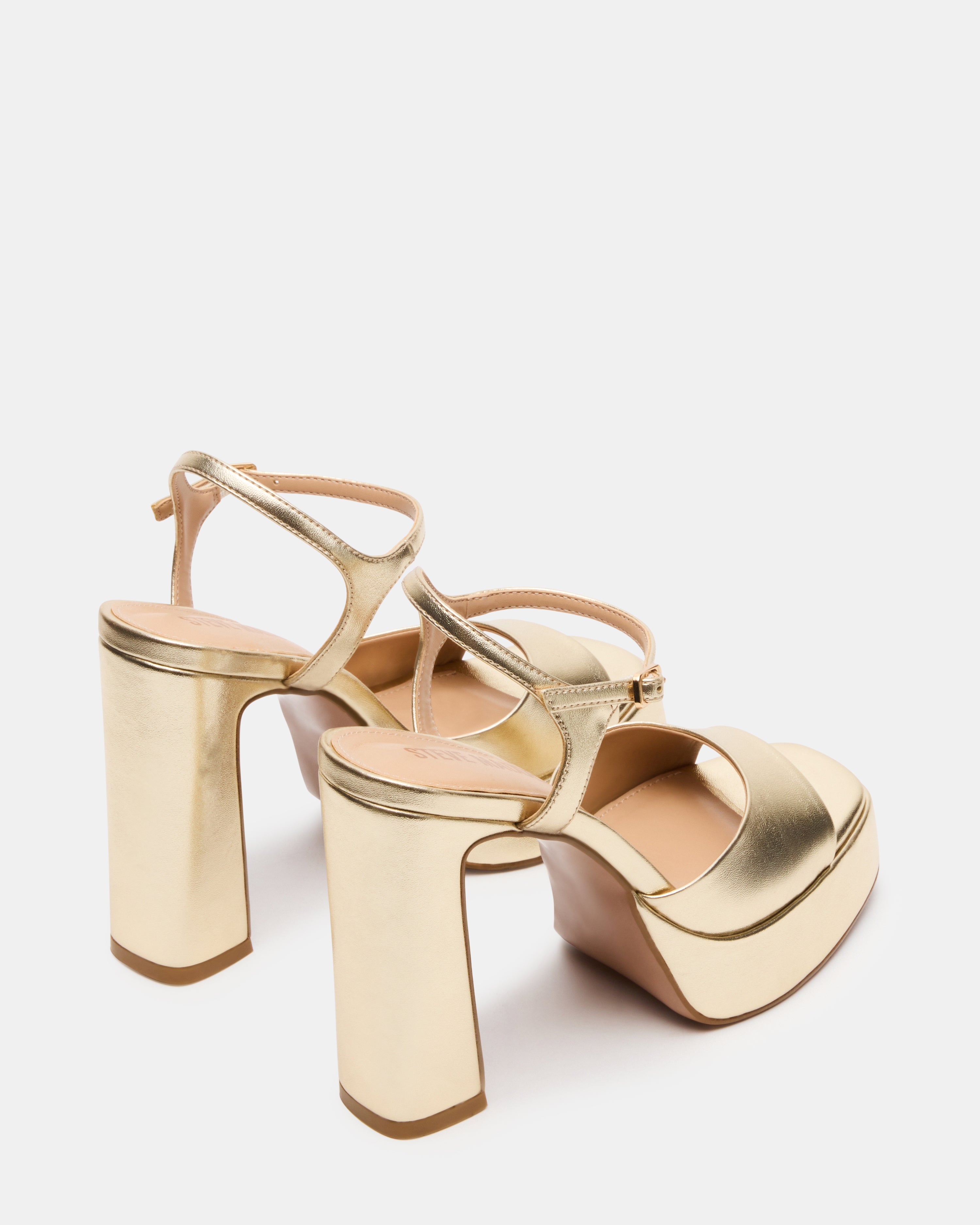 Side profile showcasing the square toe and 1.25-inch platform
