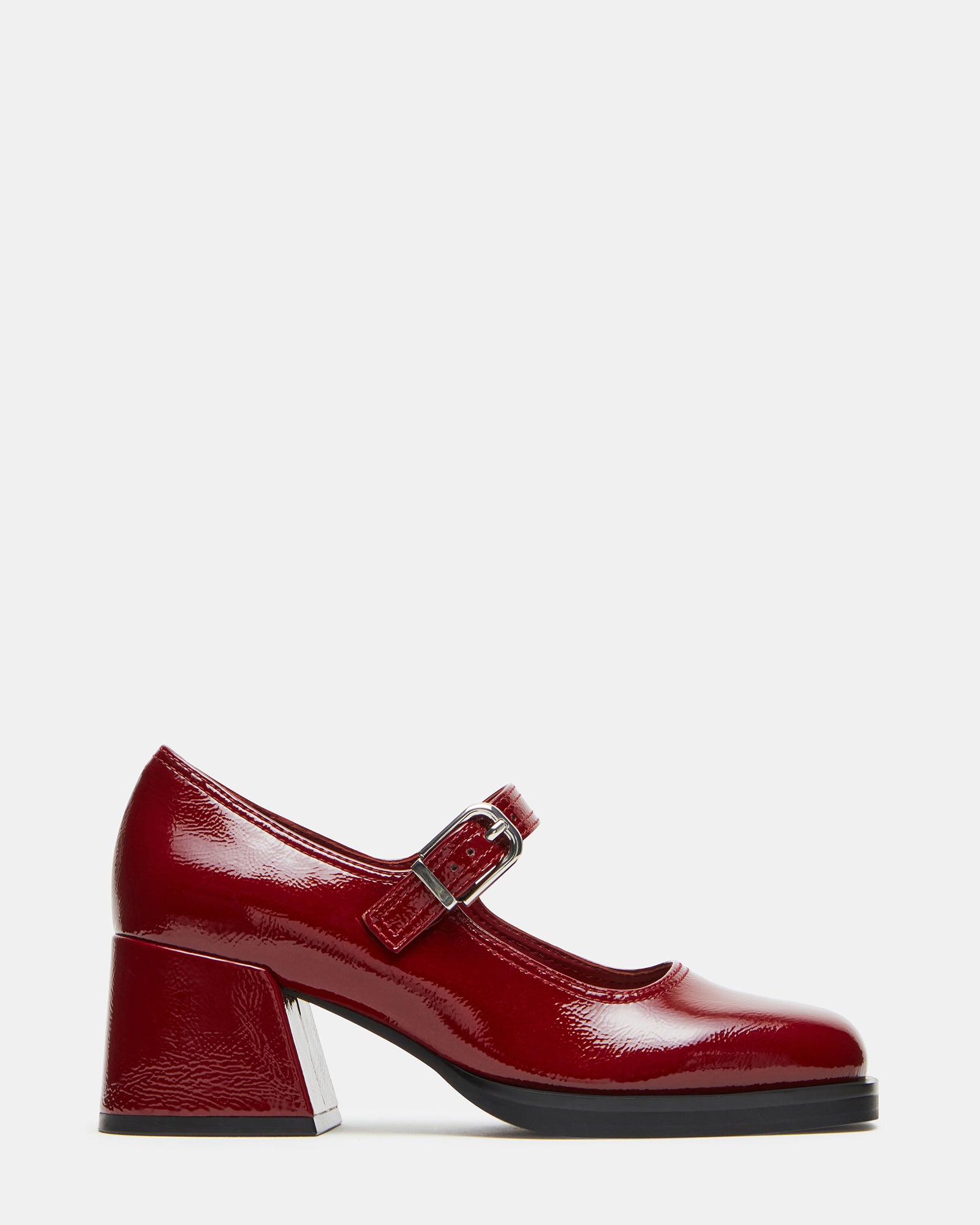 Elegant Lisbon Mary Jane loafers showcasing square toe design.