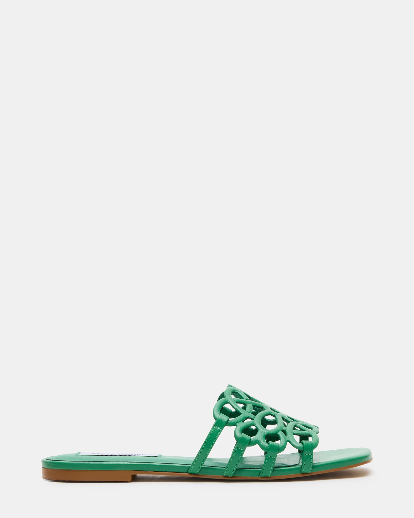 Top-angle view of square toe sandals styled with summer outfit