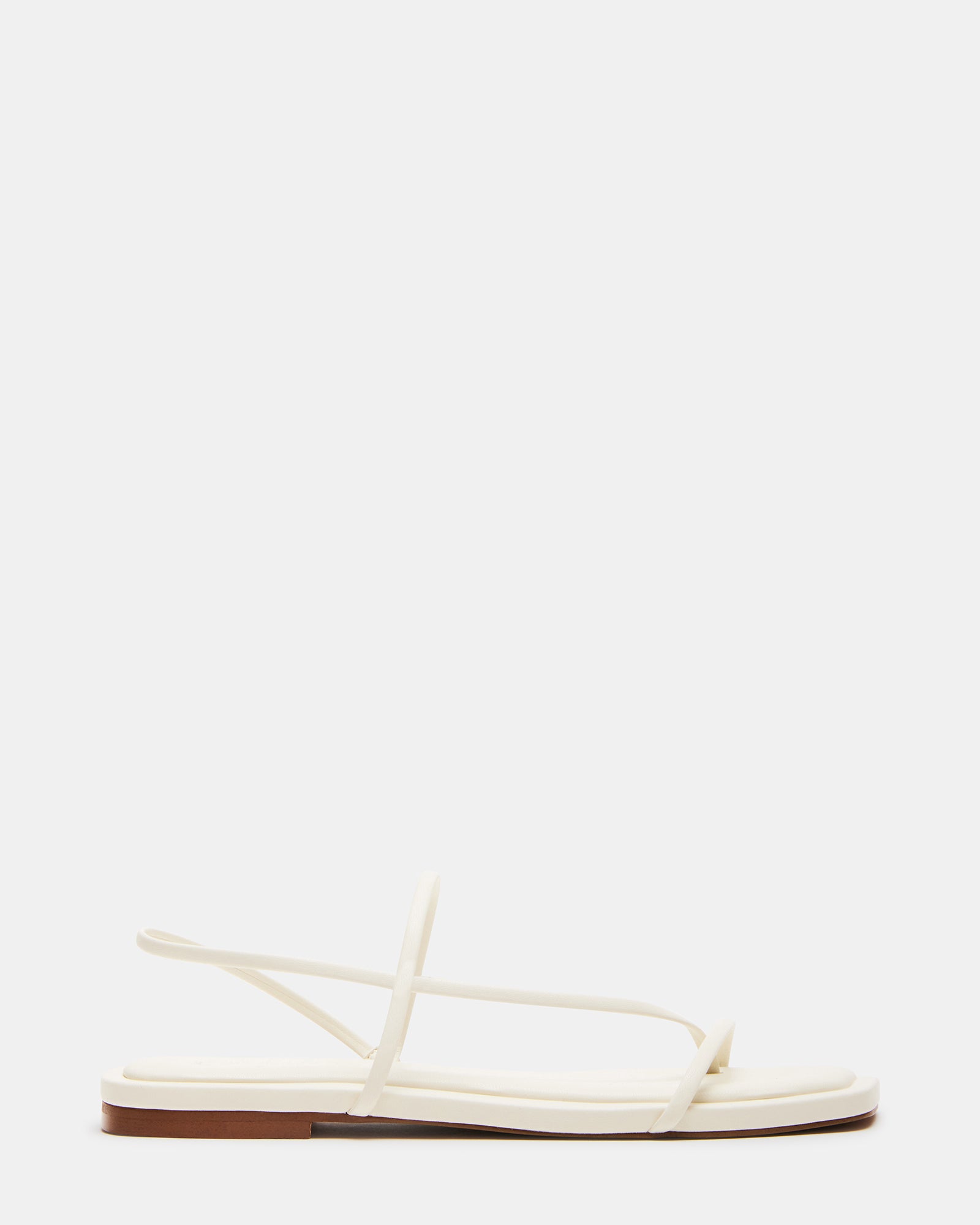 Lynley White vegan shoes showcasing side view and comfort features.