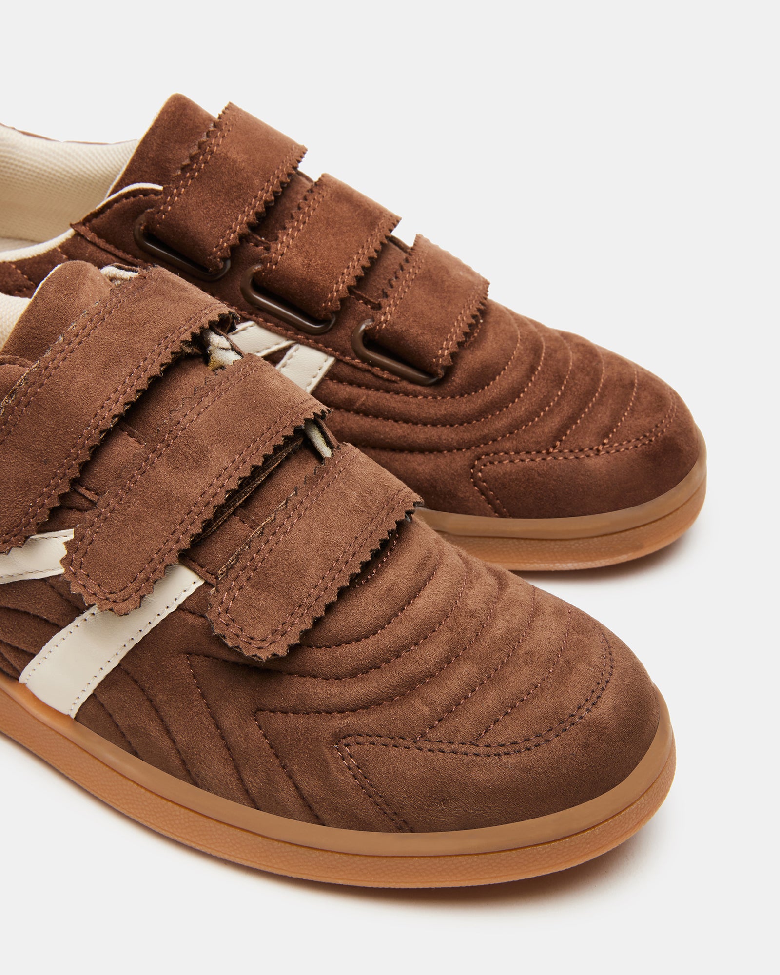 Stylish MACER womens velcro sneakers paired with casual outfit for daily wear