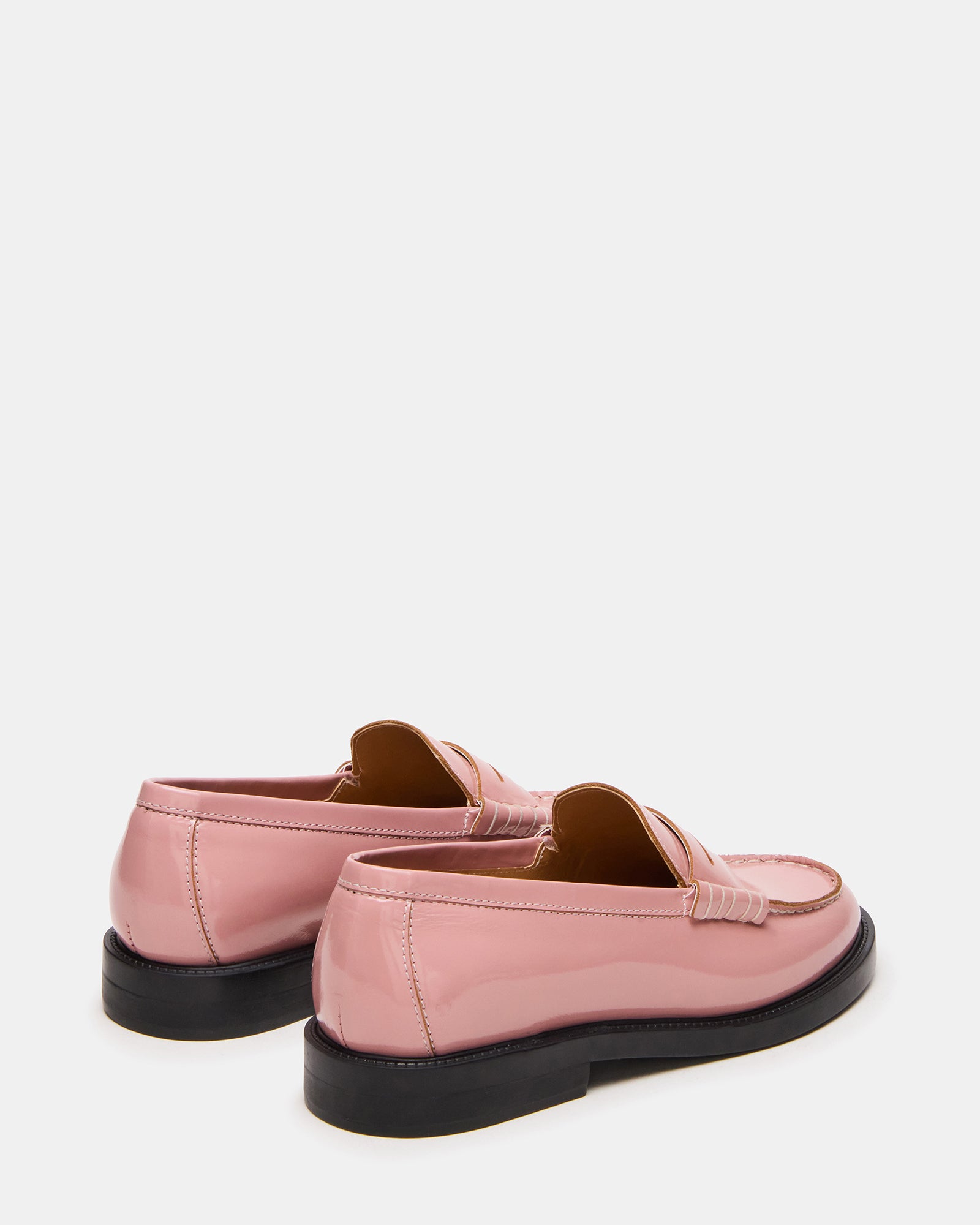 Mens dress shoes featuring Madison light pink loafers styled with business attire