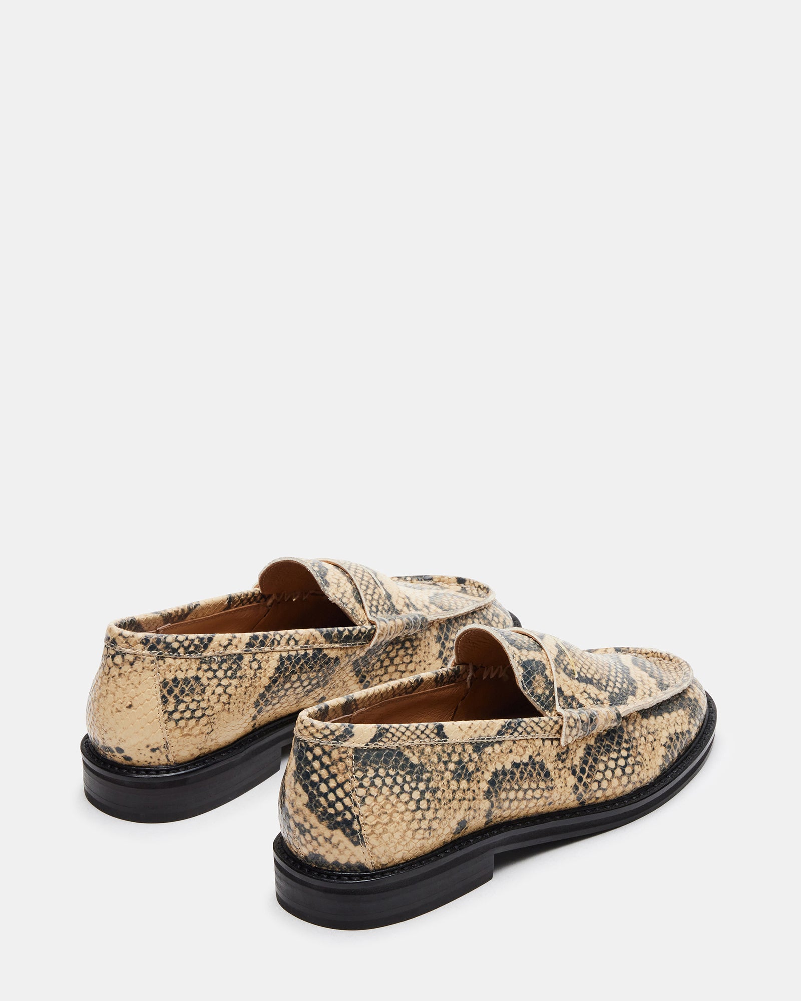 Mens brown leather loafers with comfortable fit and stylish design
