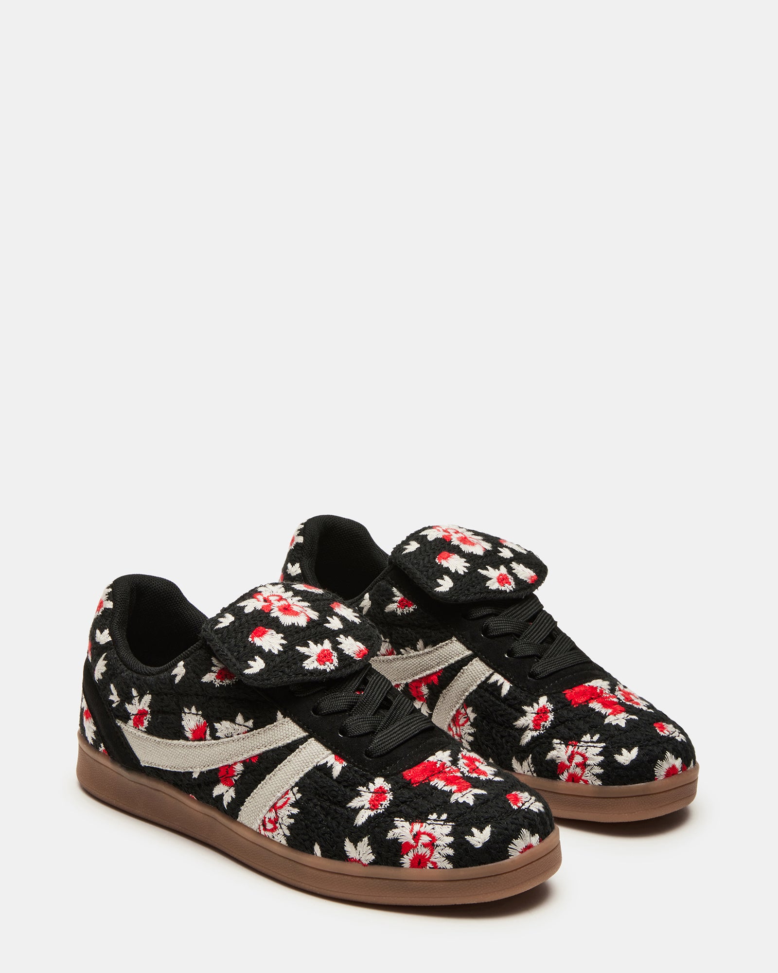 Close-up of the synthetic sole on Madrid Floral Multi sneakers, perfect for daily comfort