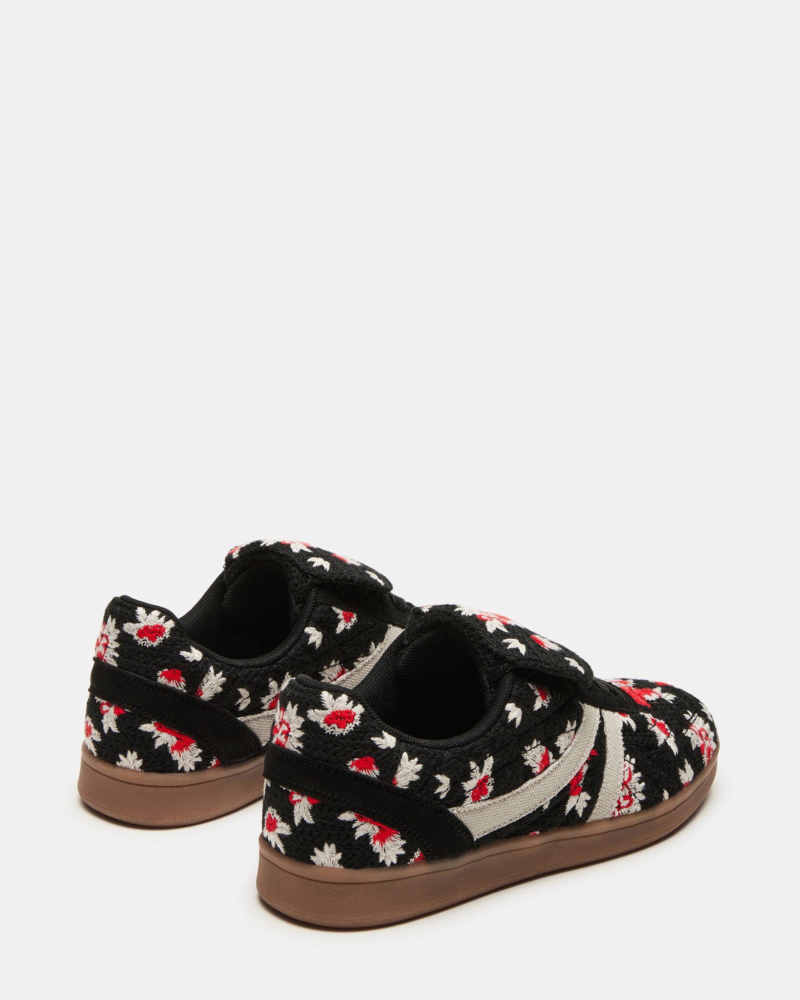 Close-up of the synthetic sole on Madrid Floral Multi sneakers, perfect for daily comfort