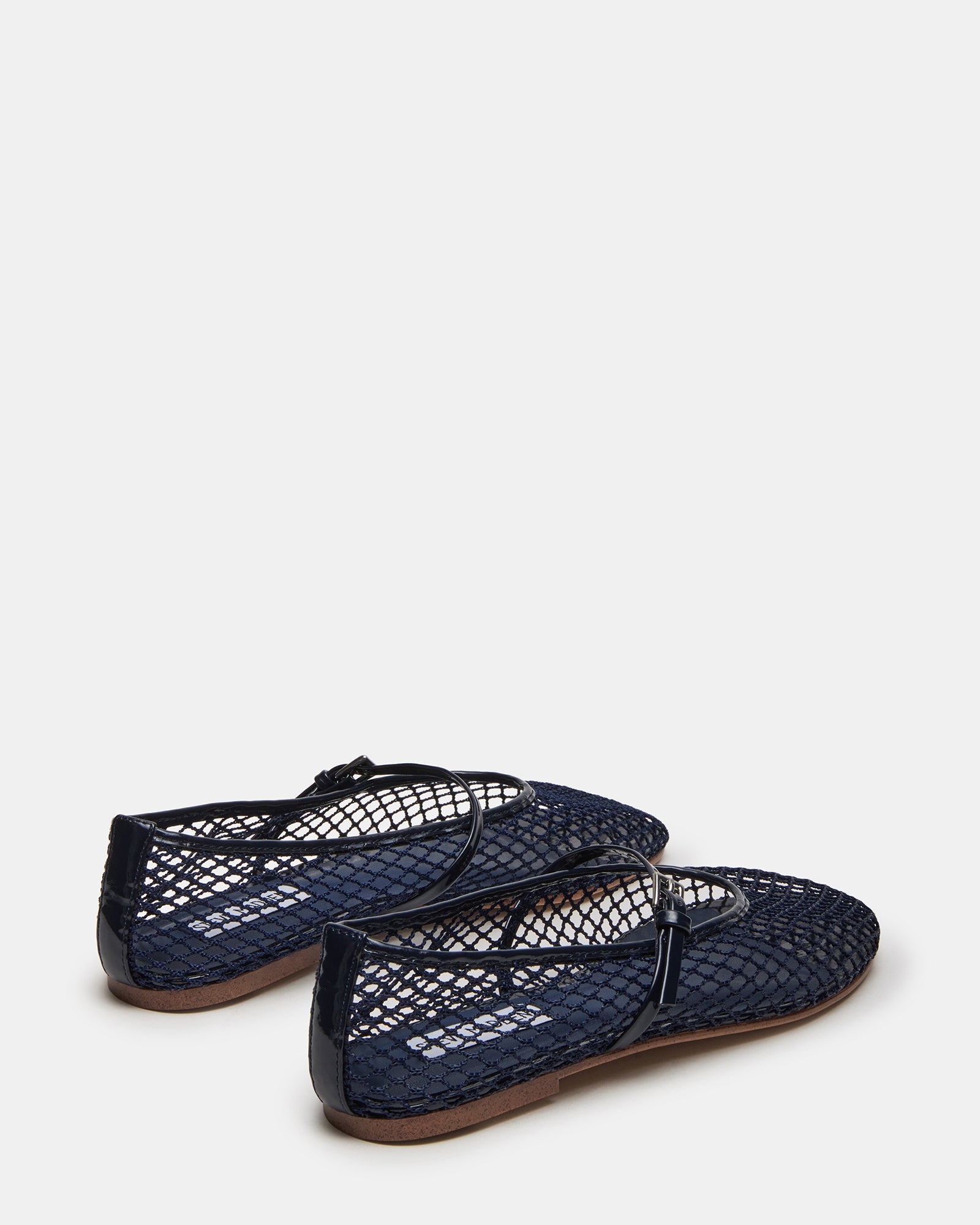 Side view of comfortable Mary Jane shoes with breathable mesh material