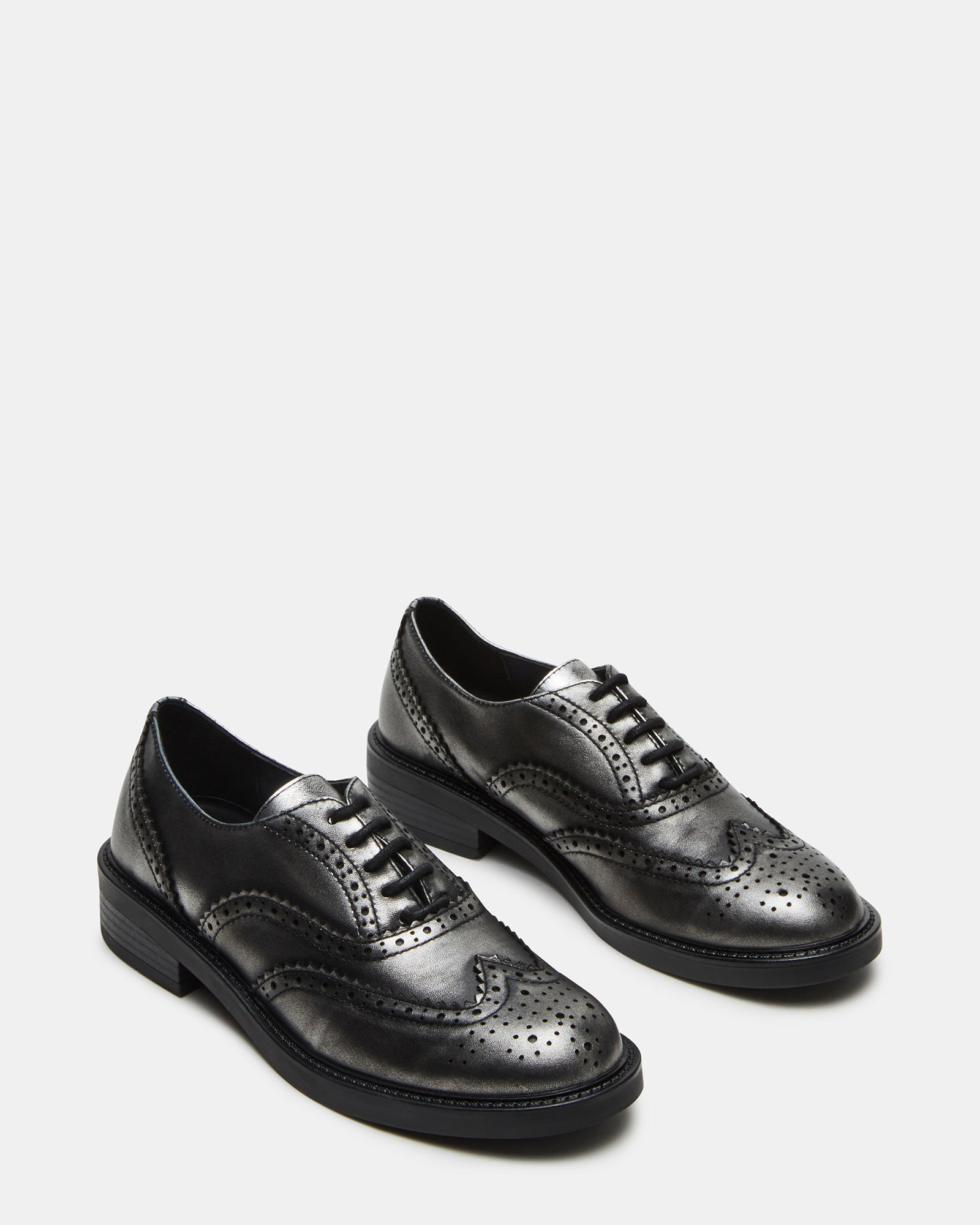 Close-up of Malin loafers highlighting the premium leather texture.
