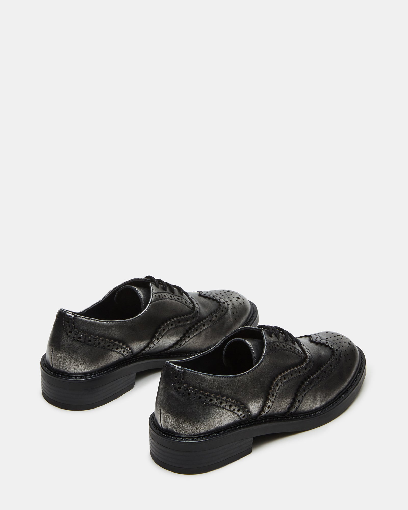 Close-up of Malin loafers highlighting the premium leather texture.