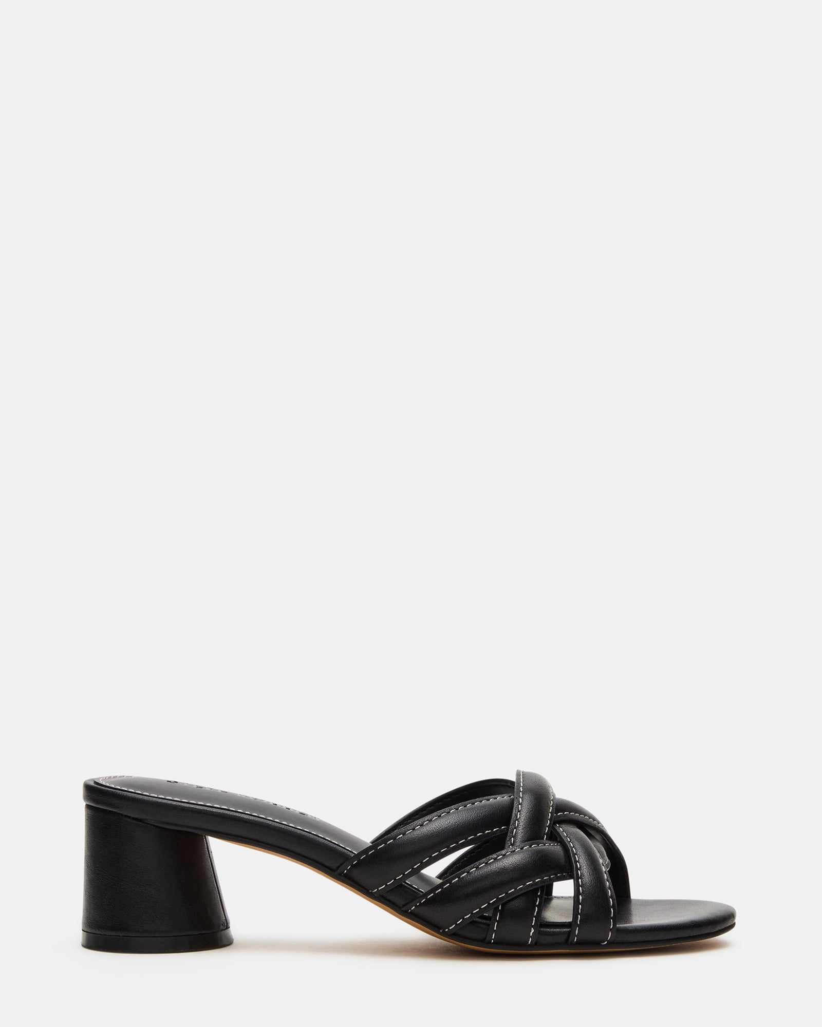 MARANO black block high heel shoes displayed on a neutral background