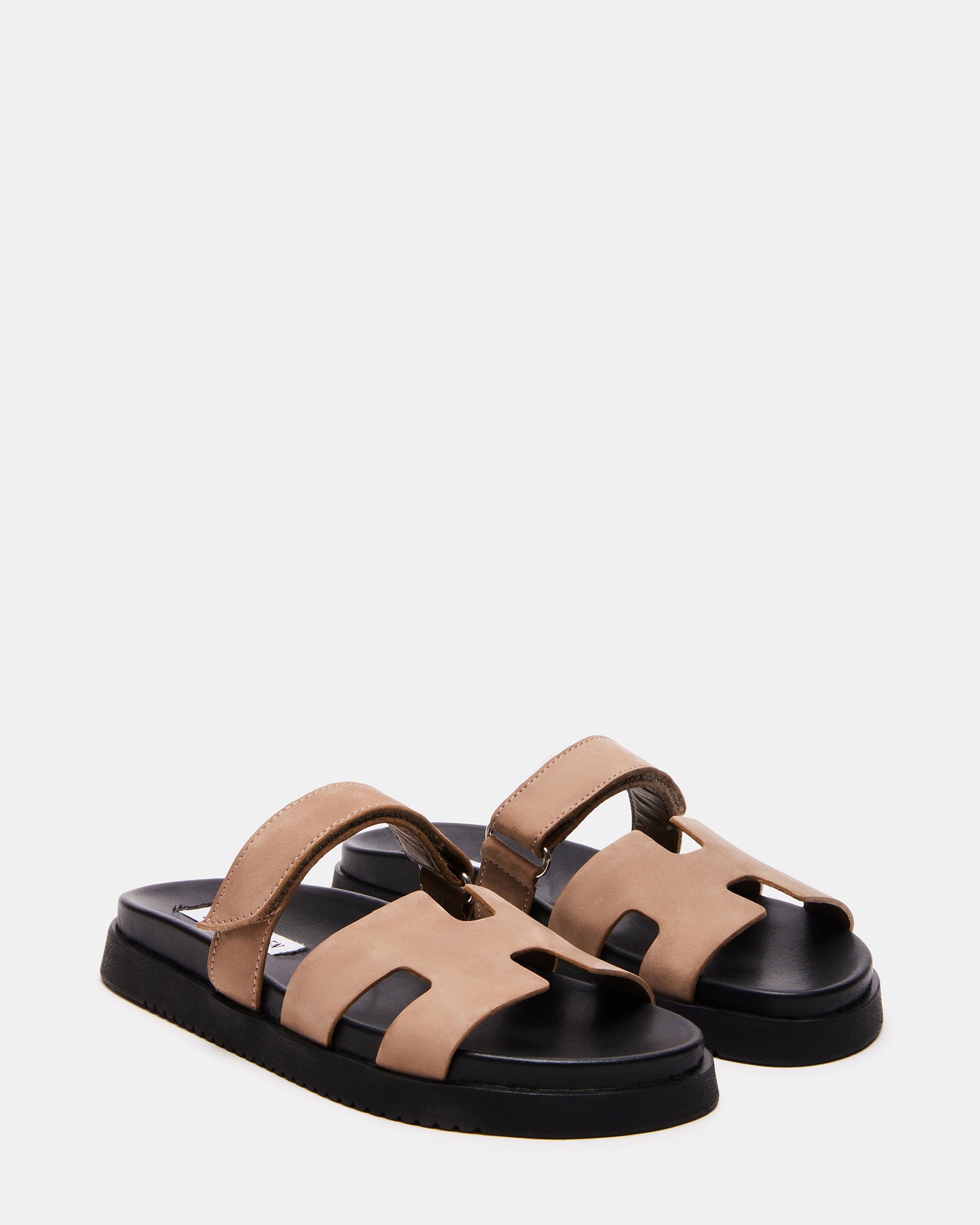 Back heel profile of teva flatform sandals inspired tread sole for city wear
