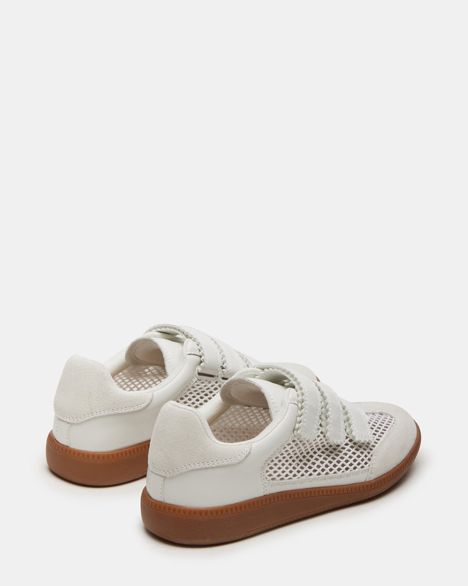Close-up of the textile and synthetic upper of Momentum Mesh shoes