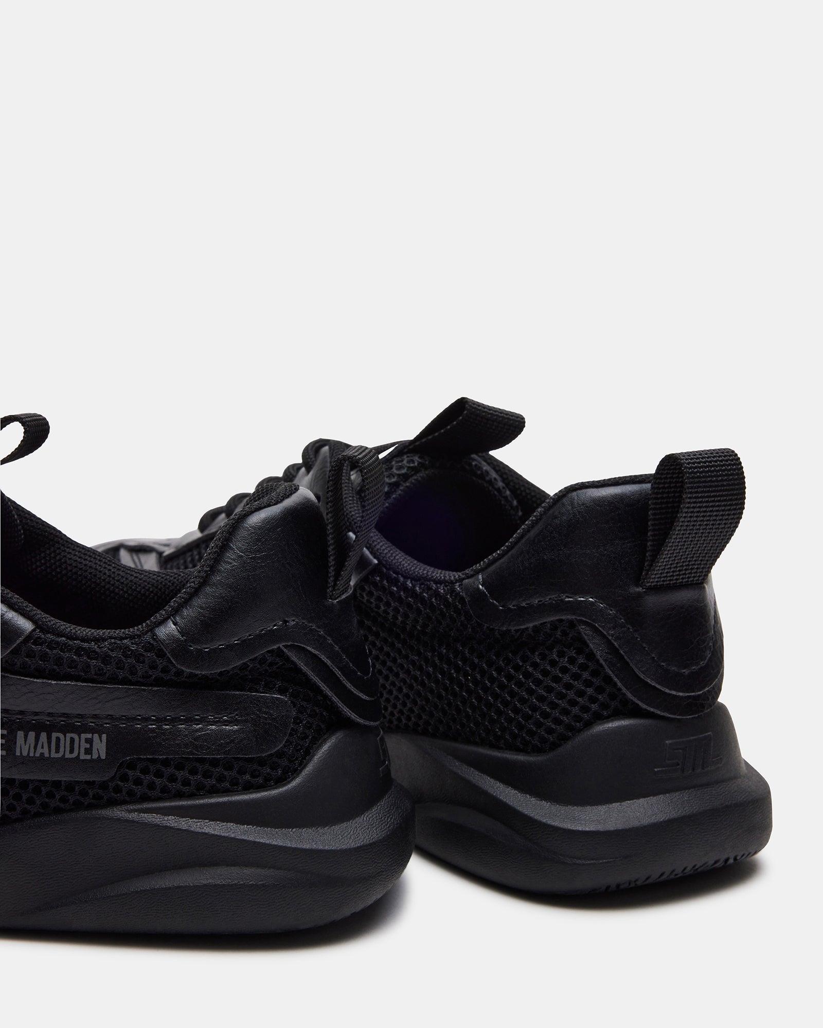 Pounce Black Sneakers being worn, ideal for everyday comfort