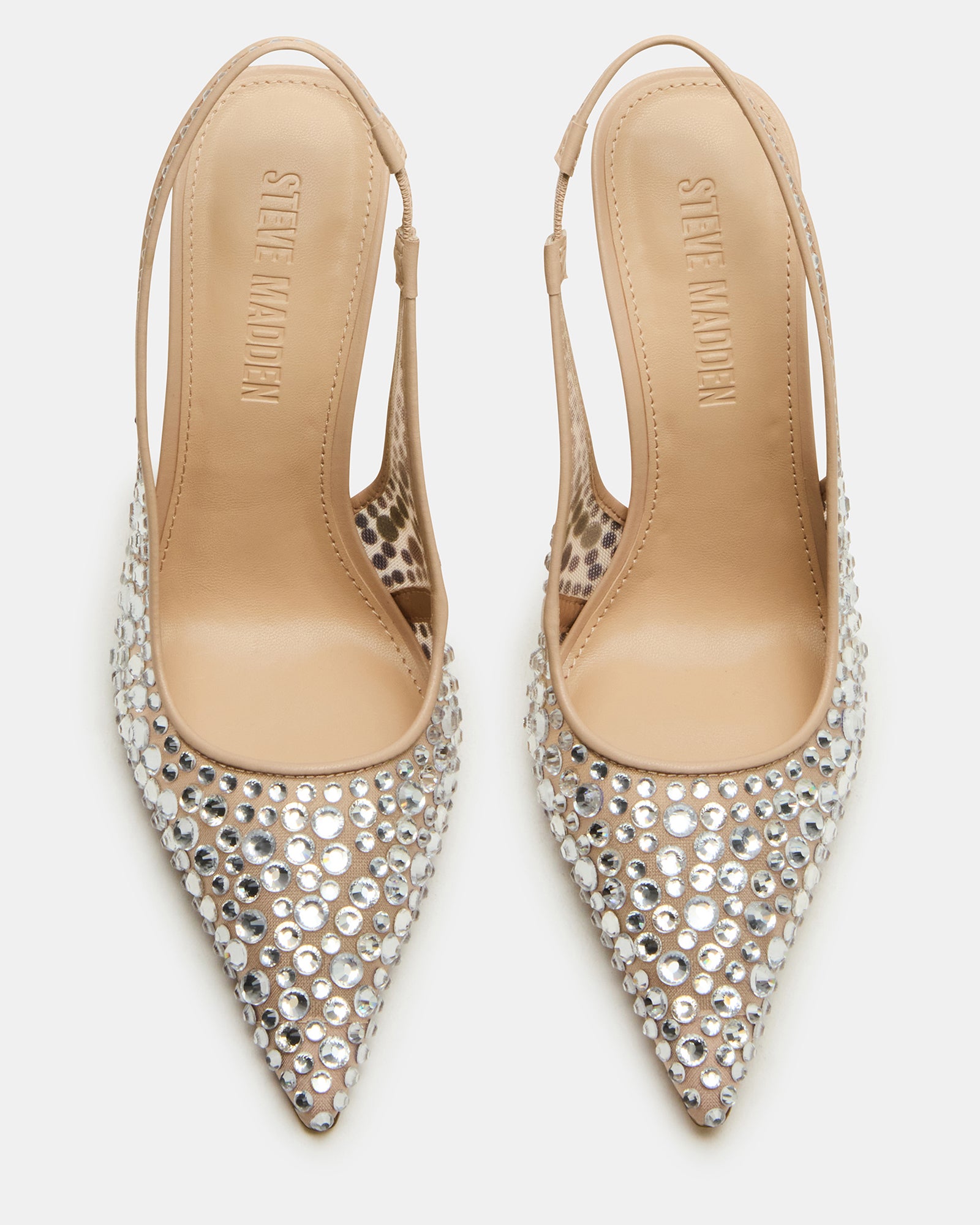 Side view of pointed toe heels, ideal for evening wear