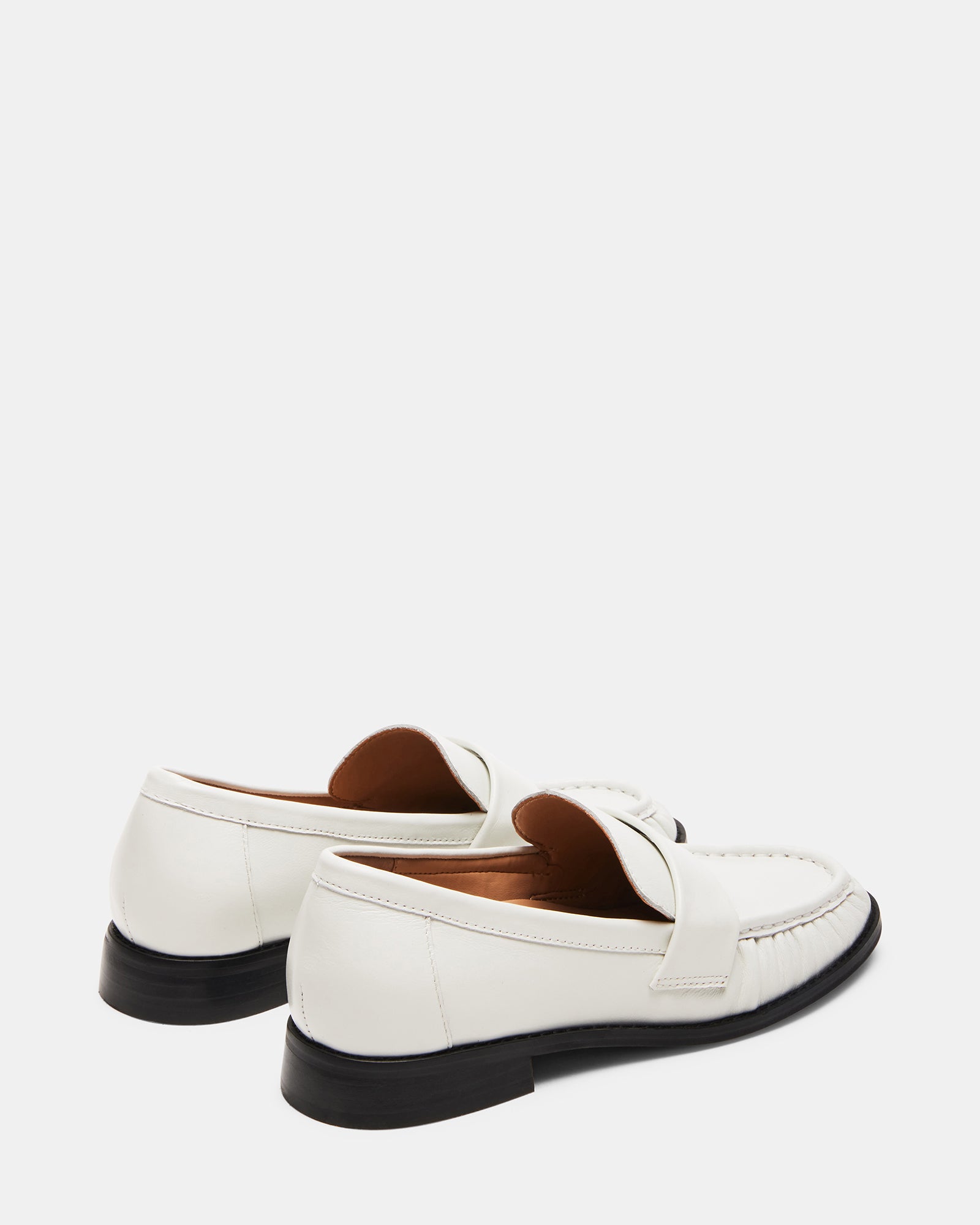 Man wearing Ridley Ice Leather loafers paired with smart casual outfit