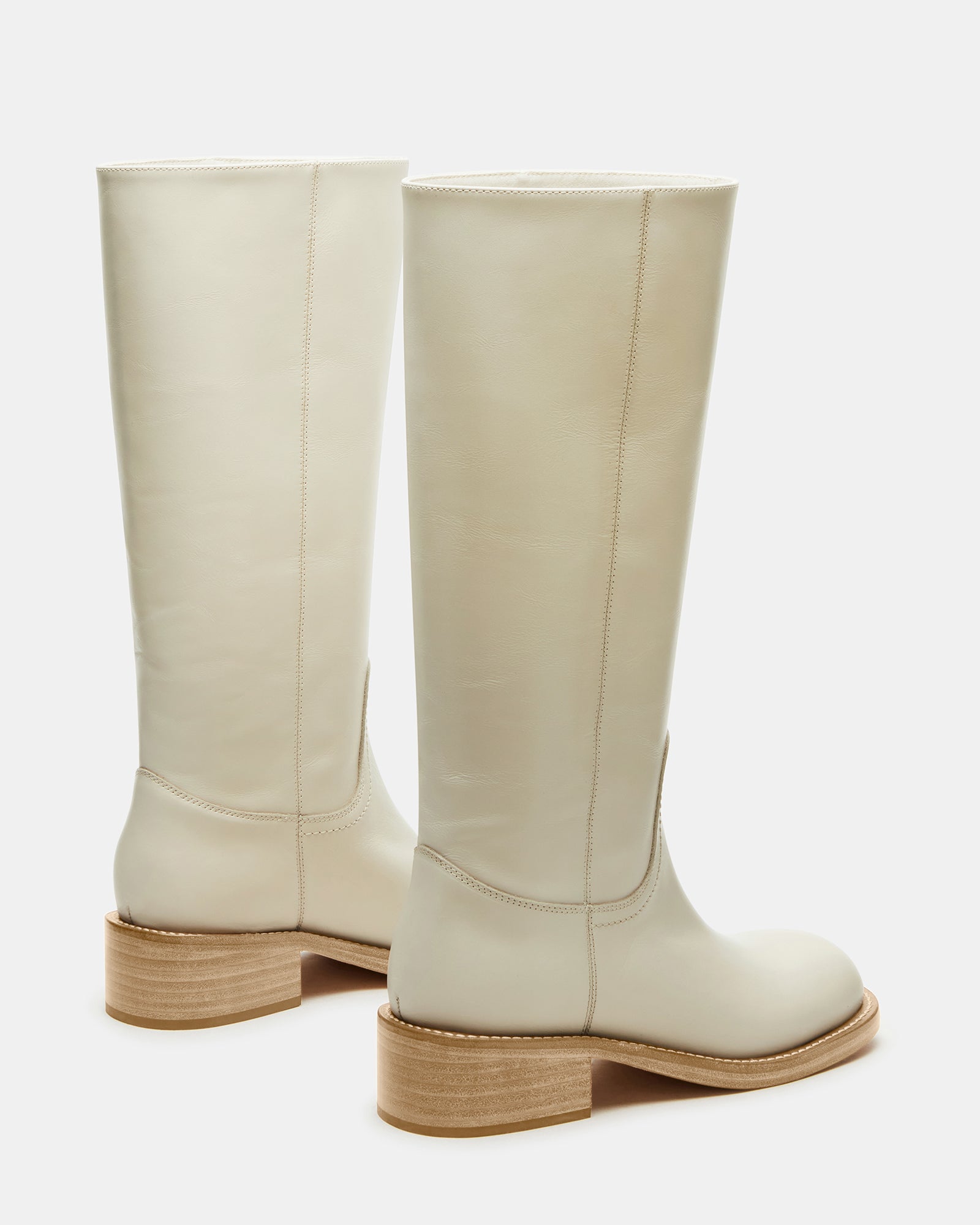 Side profile of the boots highlighting the 1.75-inch heel and sleek shaft height.