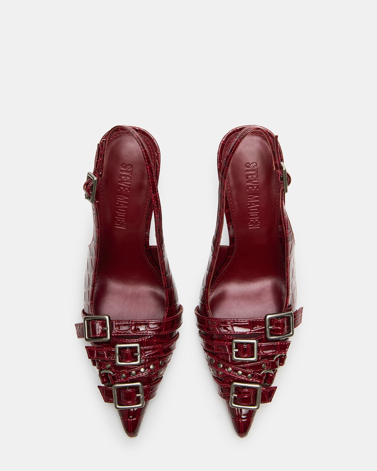 Side view of RIVVY slingback shoes with 4.25-inch heel, perfect for formal occasions