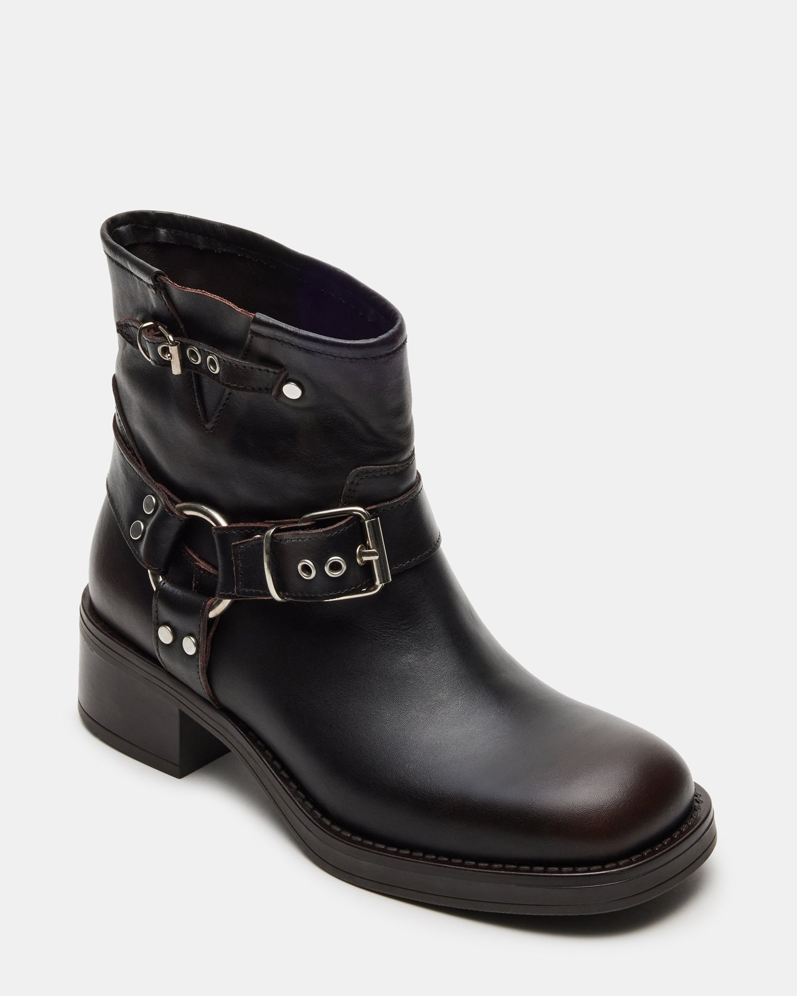Elegant Rustler ankle booties showcasing stylish buckles