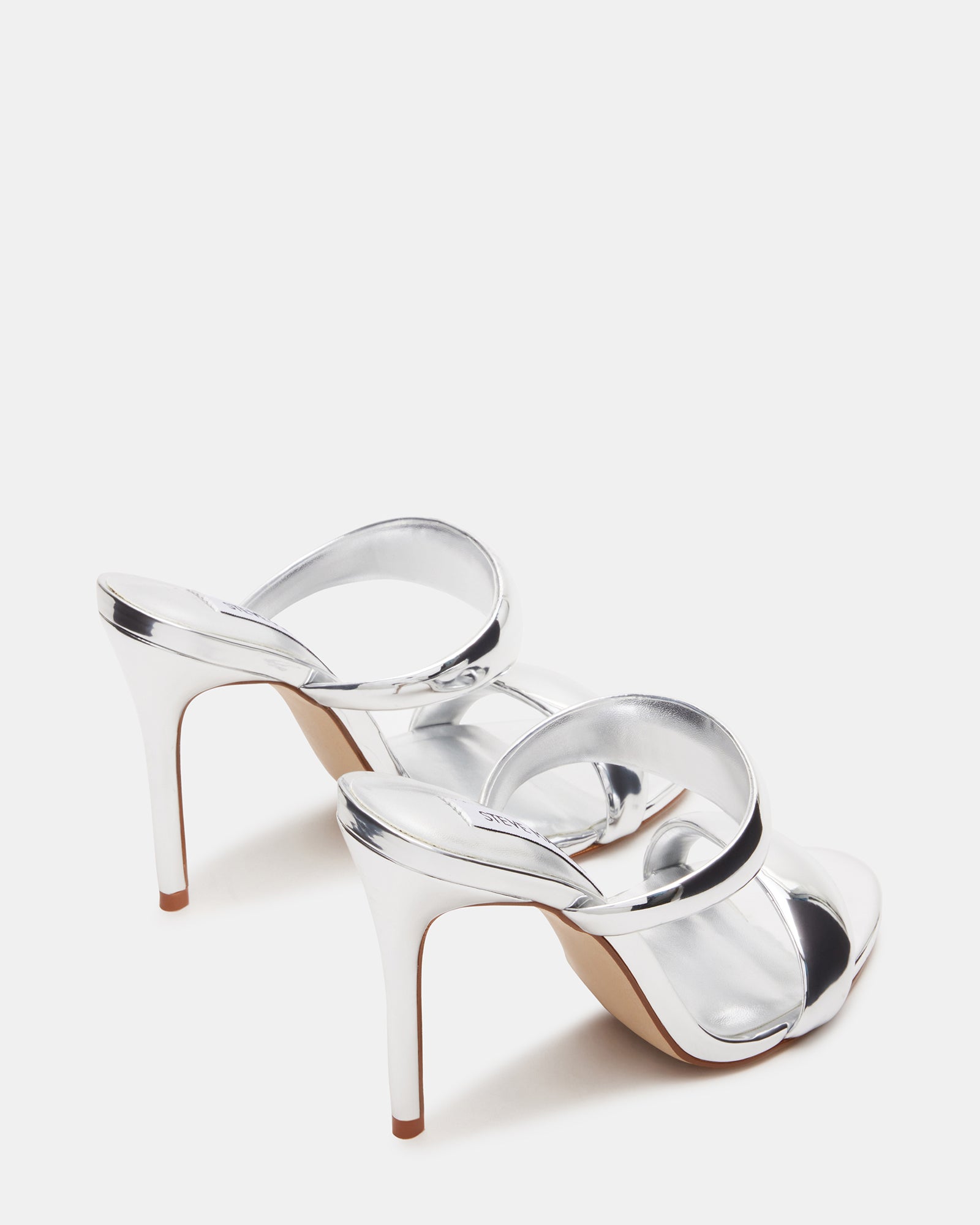 Close-up of the heel and sole showing the height and craftsmanship