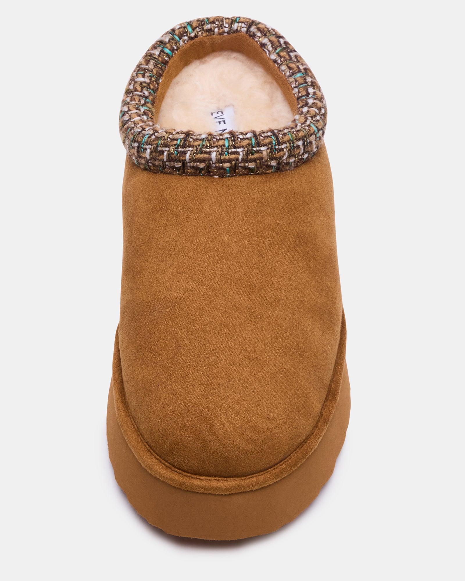 Chestnut slip-on mules showcasing a sleek design for everyday wear.
