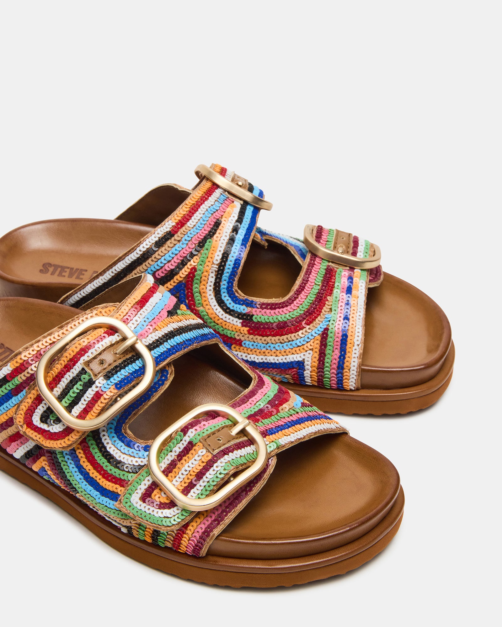 Slides sandals styled with summer wardrobe, perfect for Florida getaways
