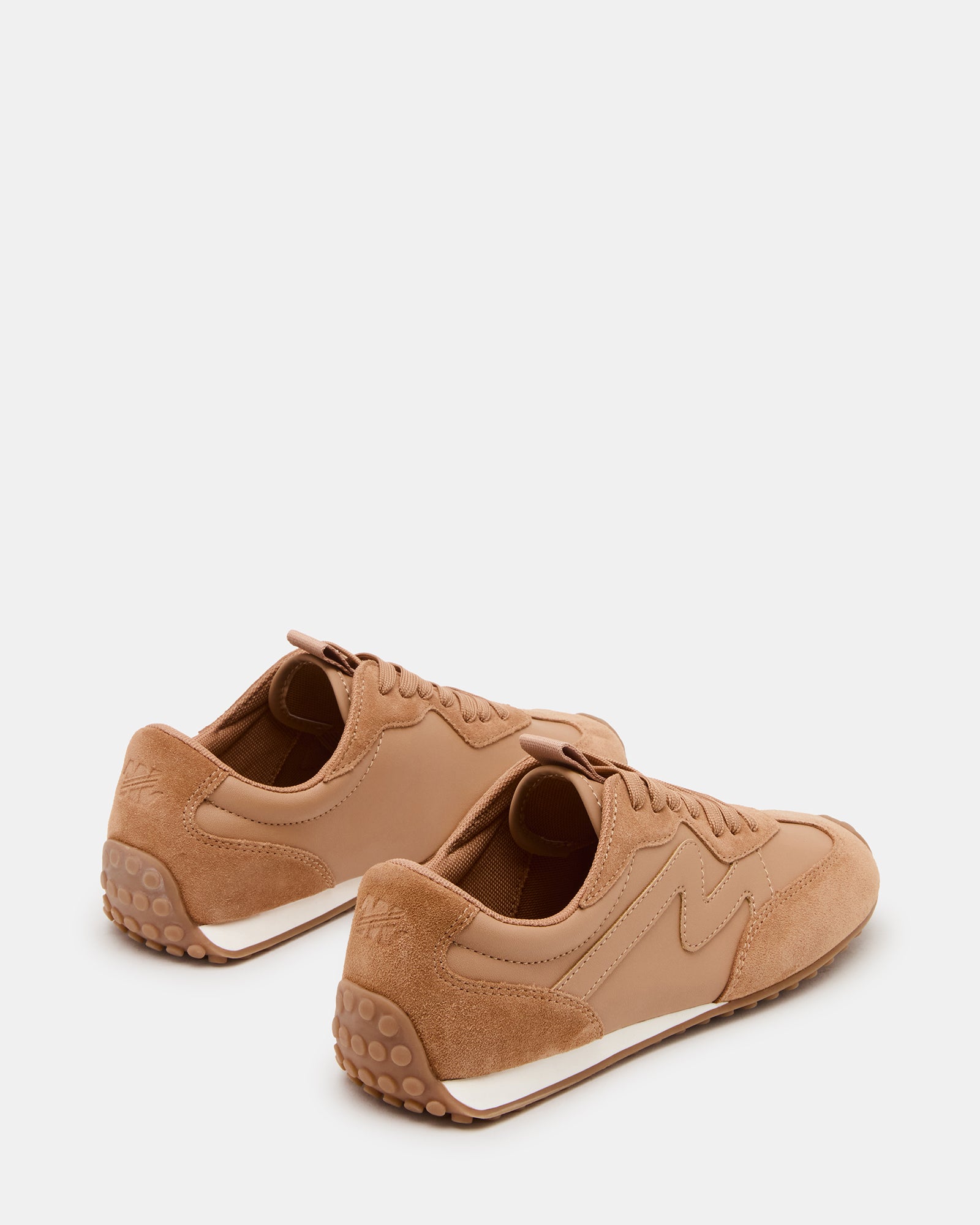 Detail shot of business casual shoes showing soft lining and heel support